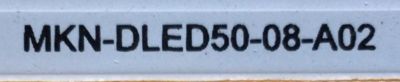 KIT DE LEDS PARA TV ( 12 PZ ) / NUMERO DE PARTE MKN-DLED50-08-B02 / MKN-DLED50-08-A02 / E348423 / PANEL T500HVN07.1 / MODELO 50GSR3000 - Imagen 4